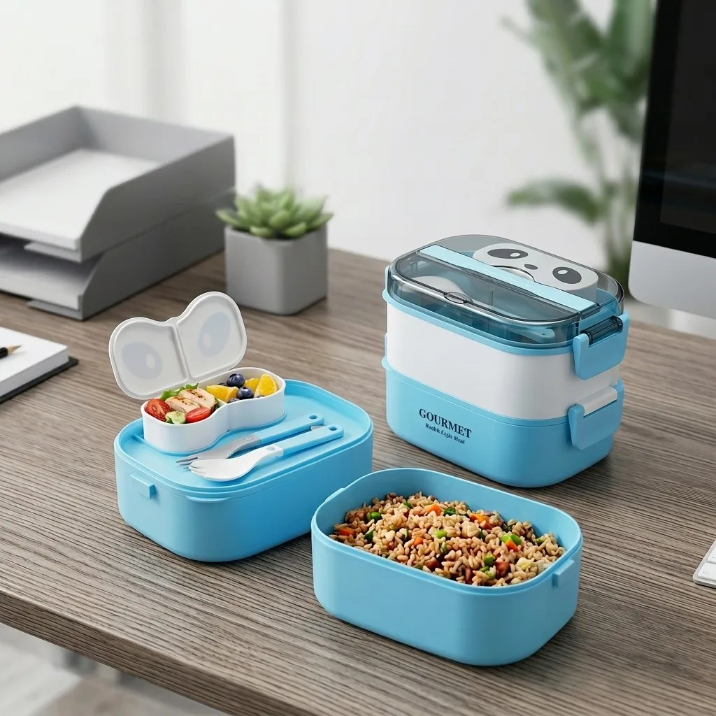 Microwavable Plastic Bento Box - огляд і ціна Meal Prep Or Prep Meal