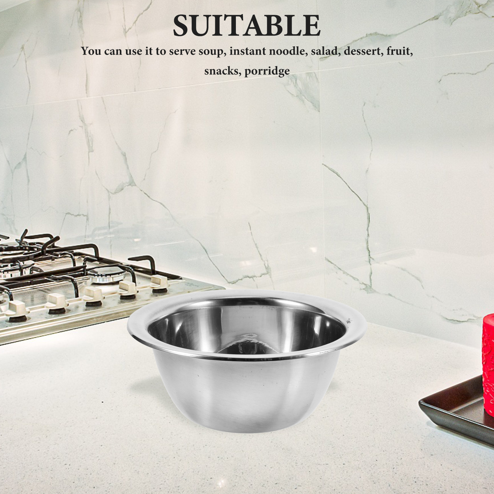 1Pcs Stainless Steel Bowl Prof - огляд і ціна Meal Prep Bowl