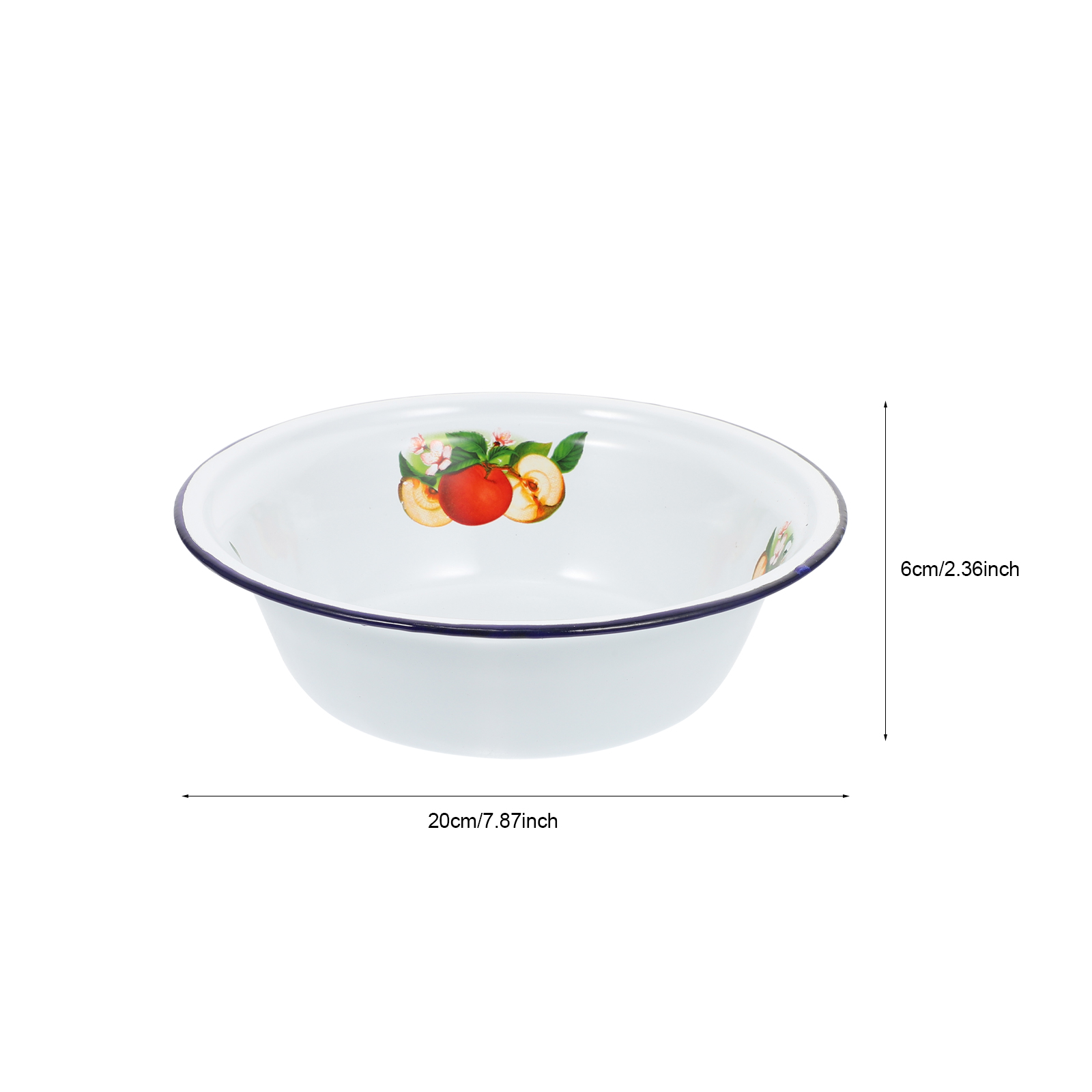 1pc Enamel Soup Bowl Vintage D - огляд і ціна Meal Prep Bowl