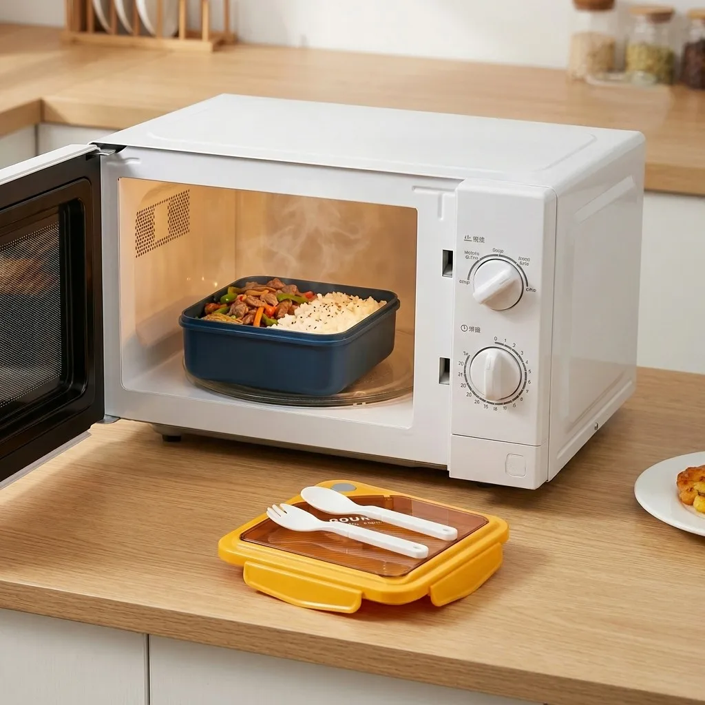 Microwavable Plastic Bento Lun - огляд і ціна Meal Prep Or Prep Meal