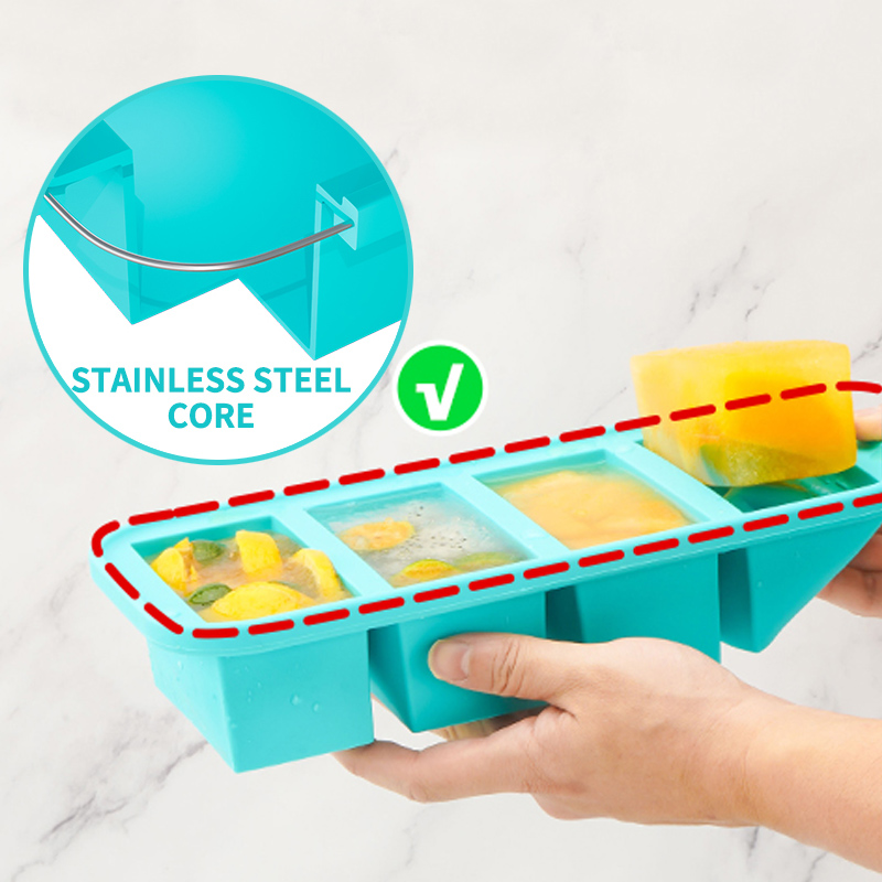4 Covered Silicone Freezer Mol - огляд і ціна Meal Prep Template