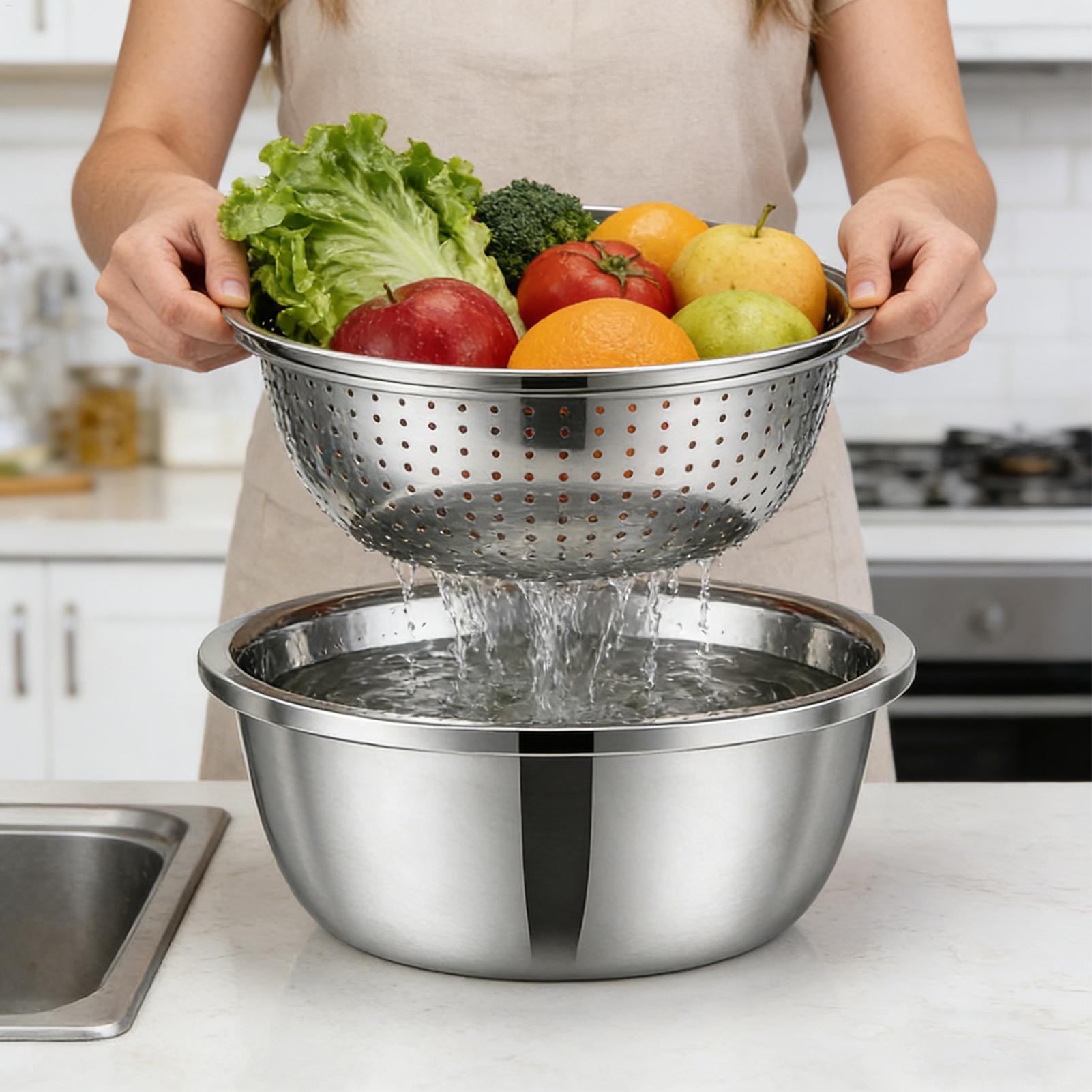 Stainless Steel Colander Strai - огляд і ціна Meal Prep With Rice