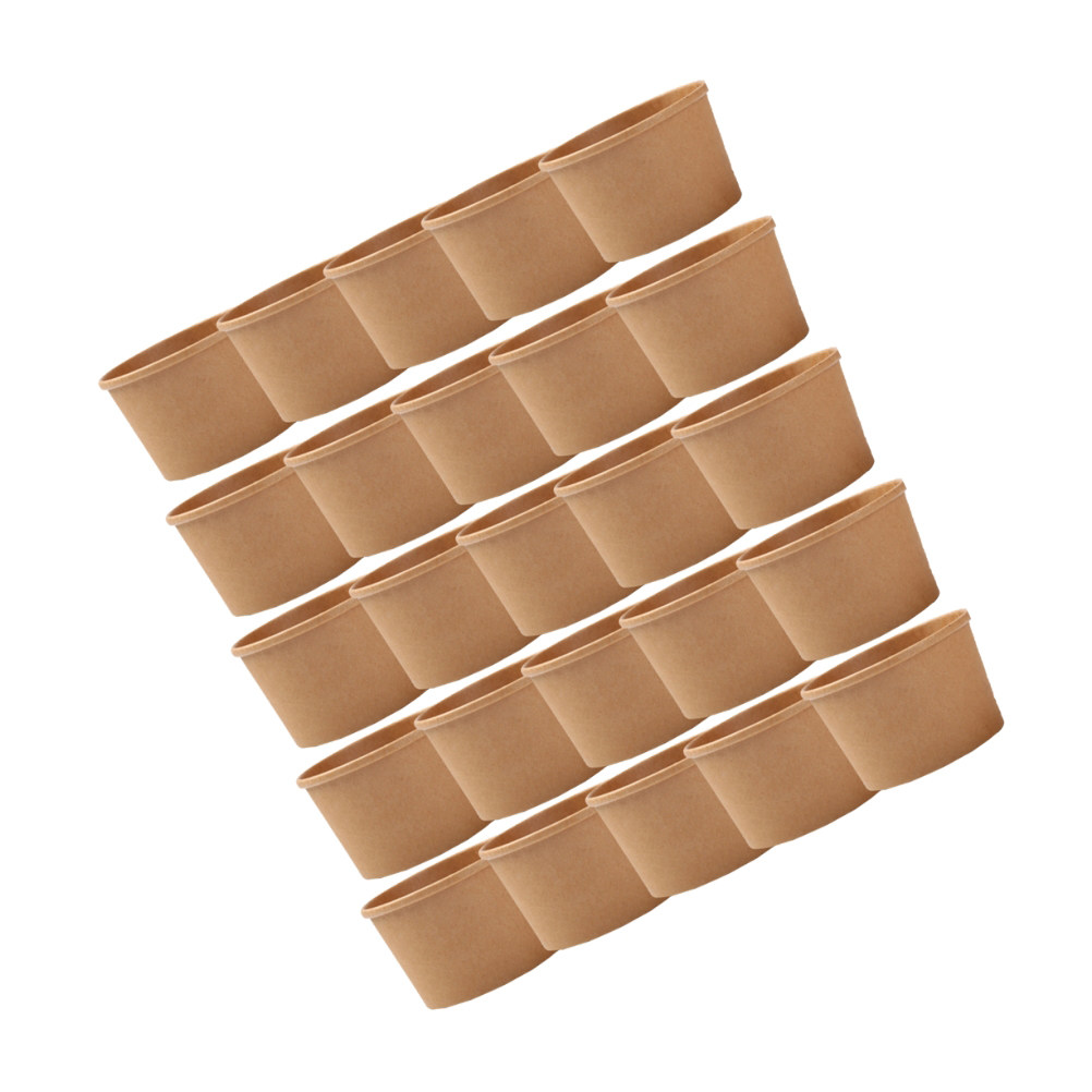 50Pcs Kraft Paper Food Contain - огляд і ціна Meal Prep Bowl