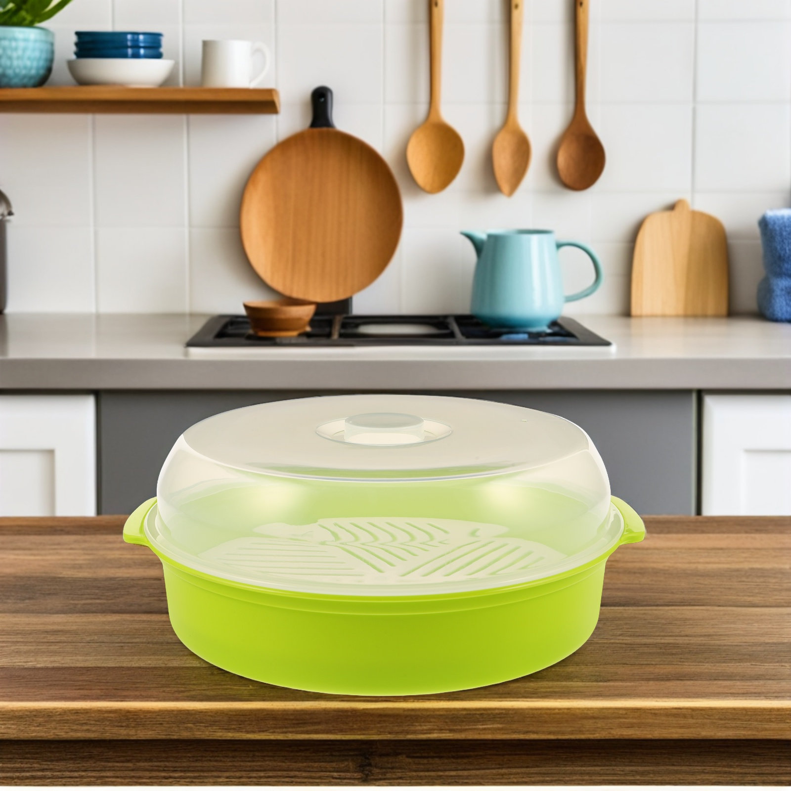 Microwave Steamer Bowl with Li - огляд і ціна Meal Prep With Rice