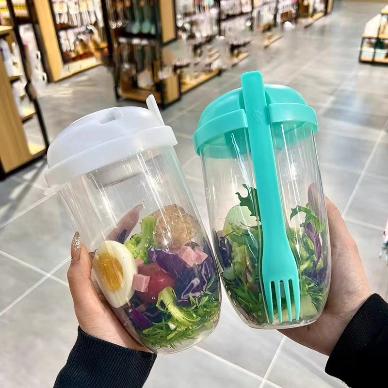 Portable Salad Bowl with Lid a - огляд і ціна Meal Prep Bowl