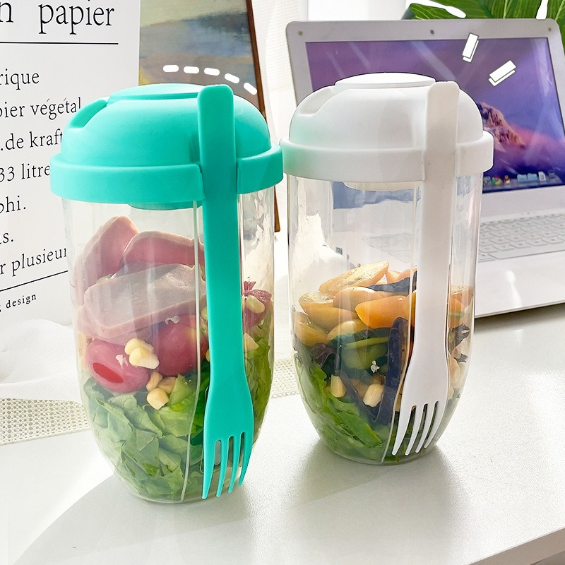 Portable Salad Bowl with Lid a - огляд і ціна Meal Prep Bowl