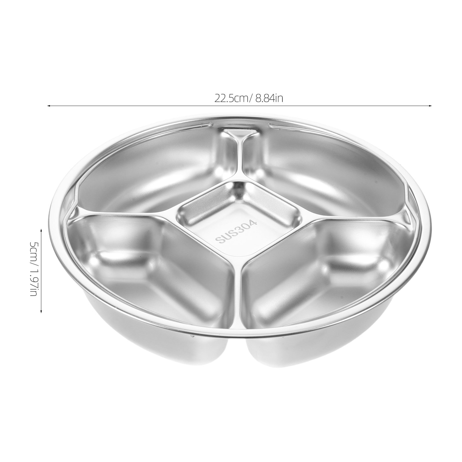 Stainless Steel 5-Compartment  - огляд і ціна Meal Prep Kitchen