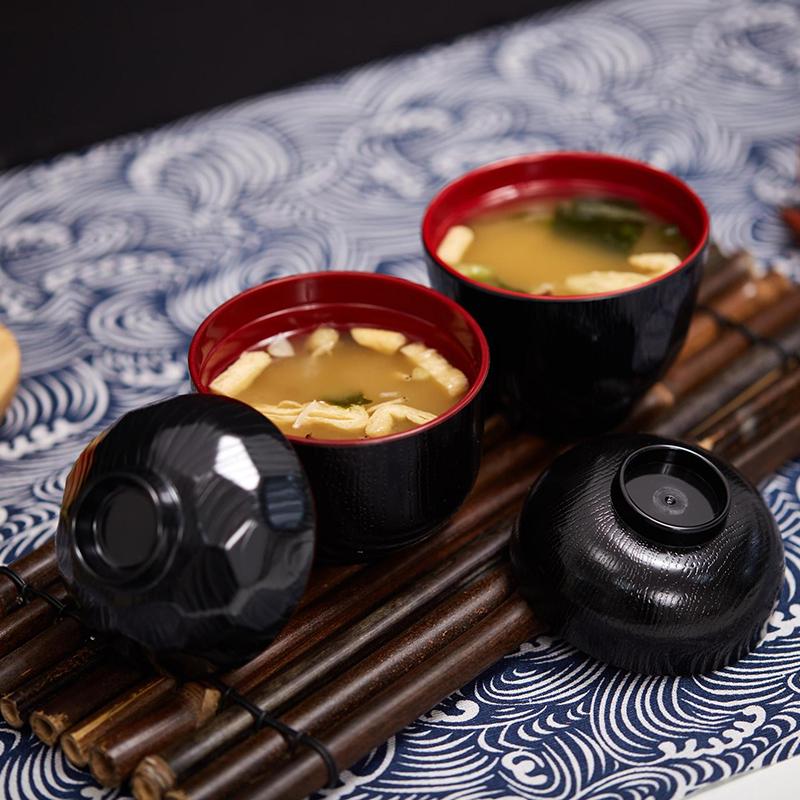 2 Tone Miso Soup Bowl with Lid - огляд і ціна Meal Prep With Rice