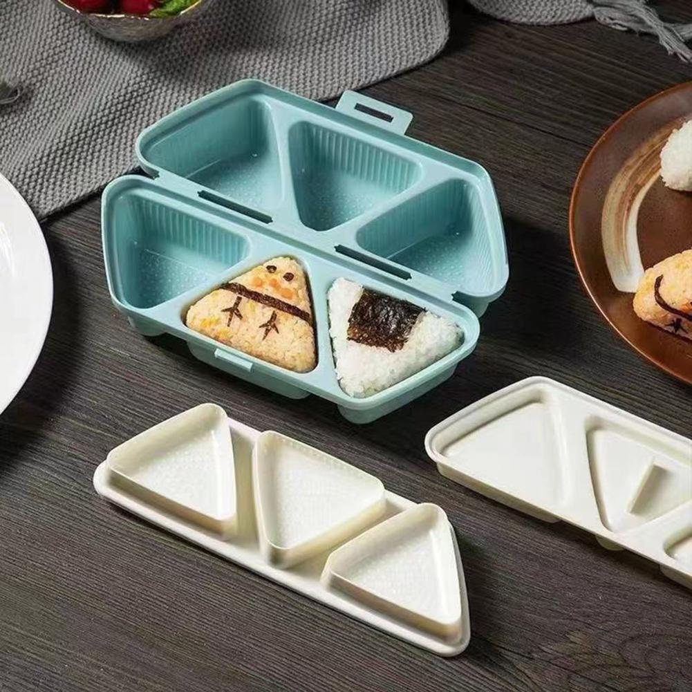 6-Cavity Triangle Onigiri Mold - огляд і ціна Meal Prep With Rice